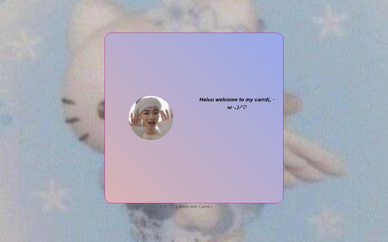 Carrd profile picture for @fax
